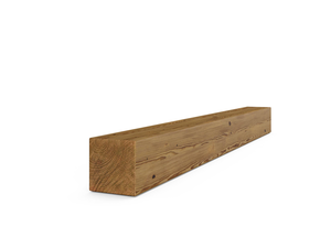 Poteau PIN rabotée - 2.40 ml x 9 x 9 cm Pin sylvestre - traité classe 4 brun